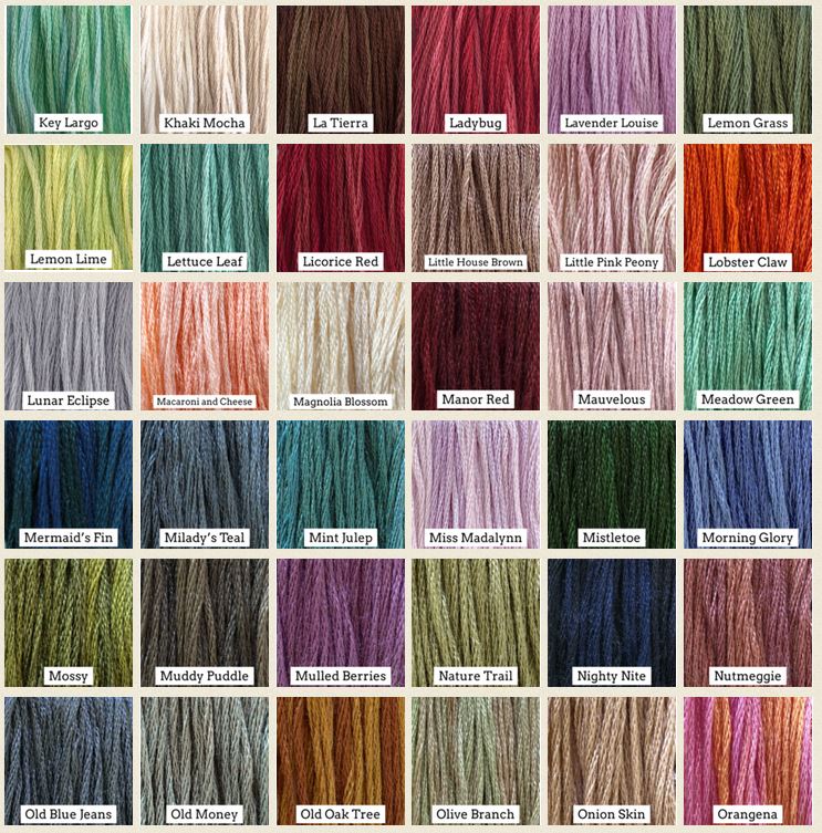 Classic Colorworks Color Chart 7