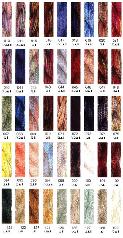 Caron Collection Color Chart 2
