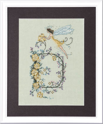 Letters From Nora - D - Cross Stitch Pattern