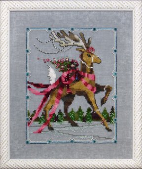 Dancer - Christmas Eve Couriers - Cross Stitch Pattern