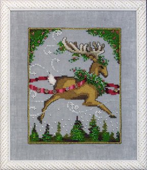 Blitzen - Christmas Eve Couriers - Cross Stitch Pattern