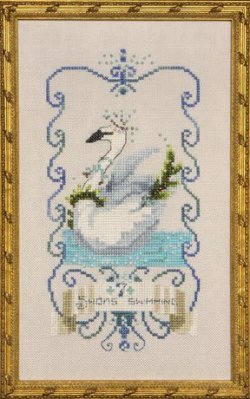 Seven Swans a Swimming - 12 Days of Christmas - Cross Stitch