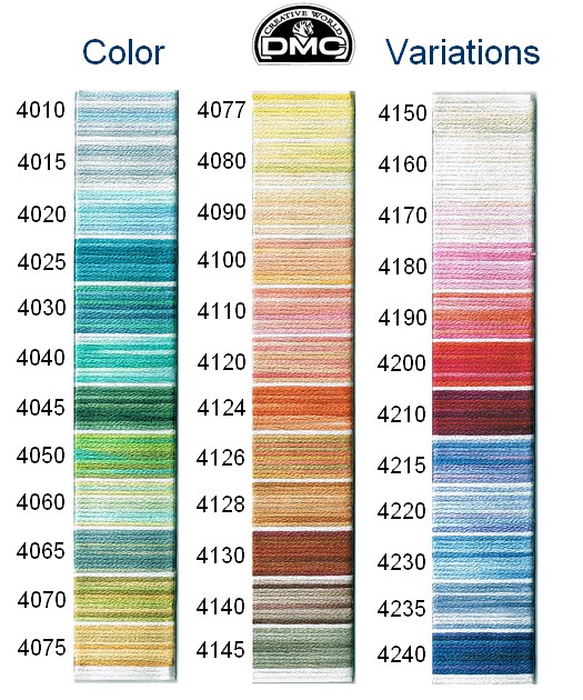 DMC Variations Color Chart 3